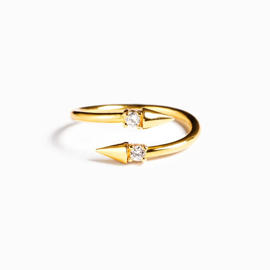 925 Sterling Silver Zircon Ring